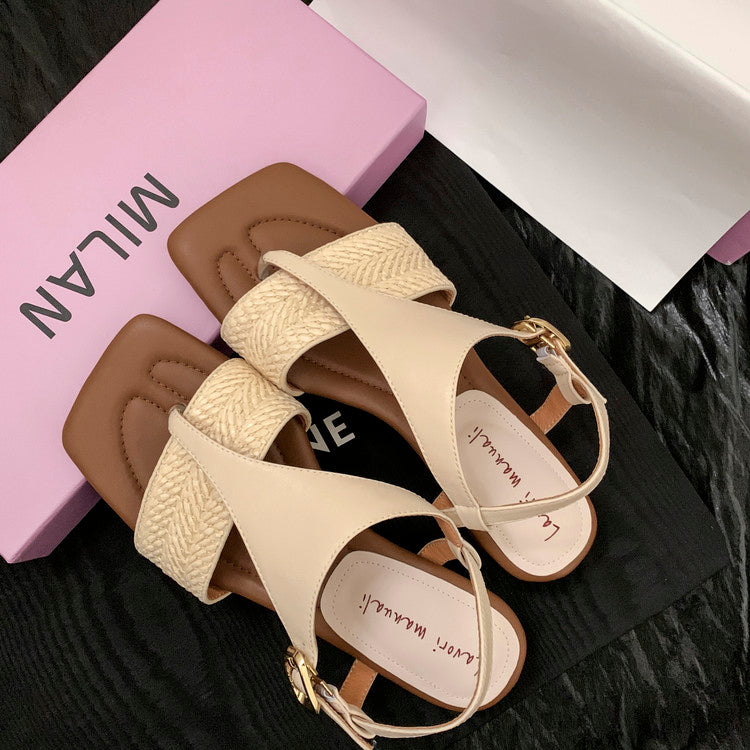 Karin Luna Classic Style  In stock  Basic versatile vacation style thong sandals