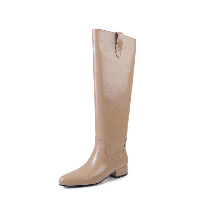 Karin Luna In Stock In Stock Classic Slip-On Straight Long Boots