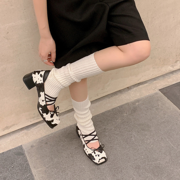 Karin Luna Hot Item Hot Item Xiaohongshu Hot Item  Comes with Bowknot Mary Jane Flats