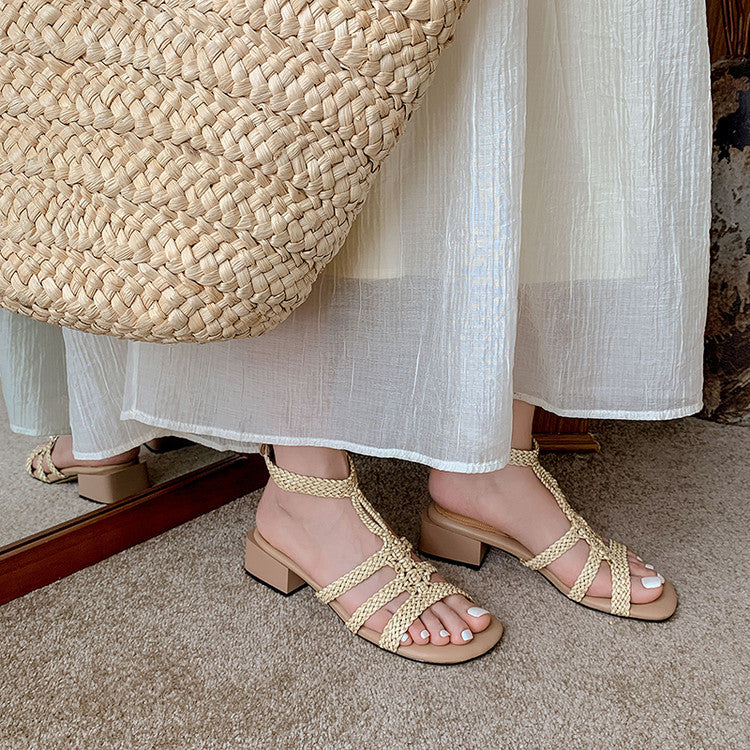 Karin Luna Bohemian Style~Sofa Insoles Casual Vacation Style Sandals