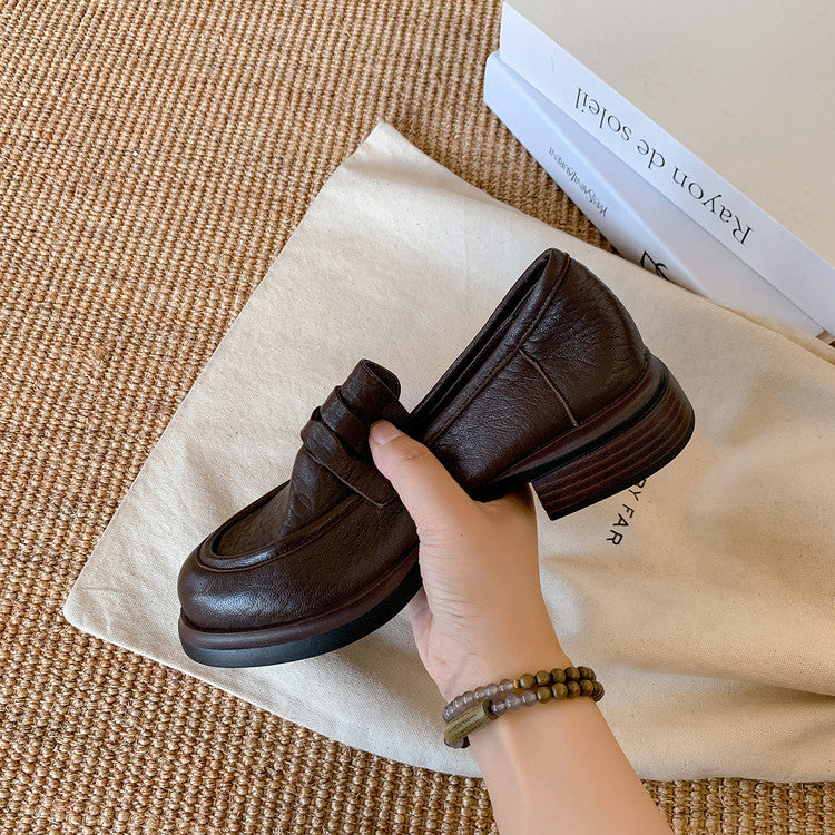 Karin Luna Classic Style British Style Loafers