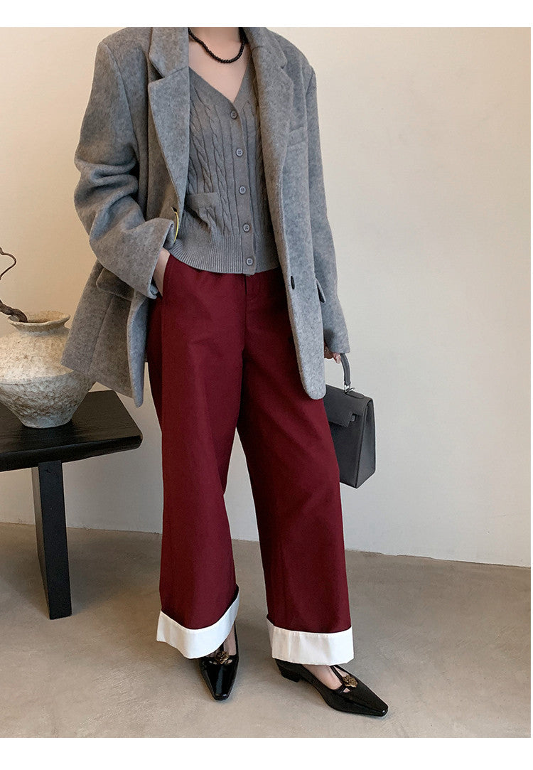 Karin Luna In Stock Spot Goods    Retro Classic Metal Camellia Irregular Heel Single Shoes