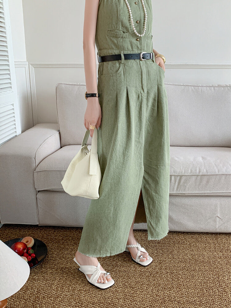 Karin Luna has a sense of design ~Twist Braided Cross Strap Square Toe Sandals