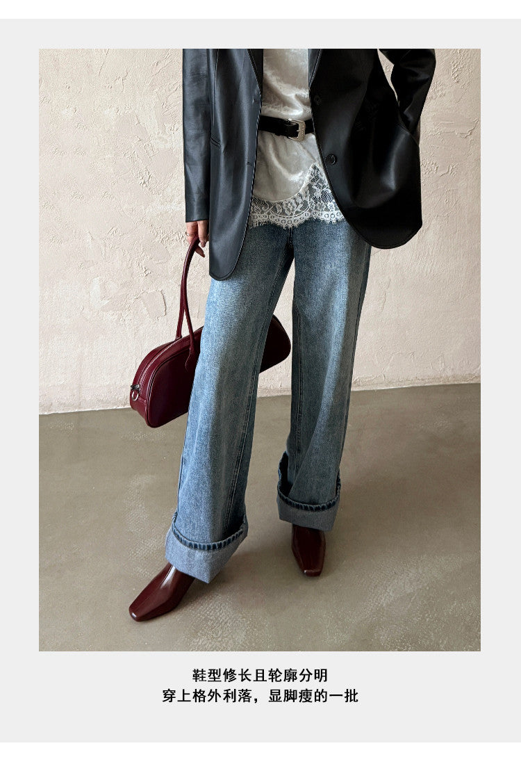 Karin Luna Basic Versatile  Square toe Hot-selling Short Boots