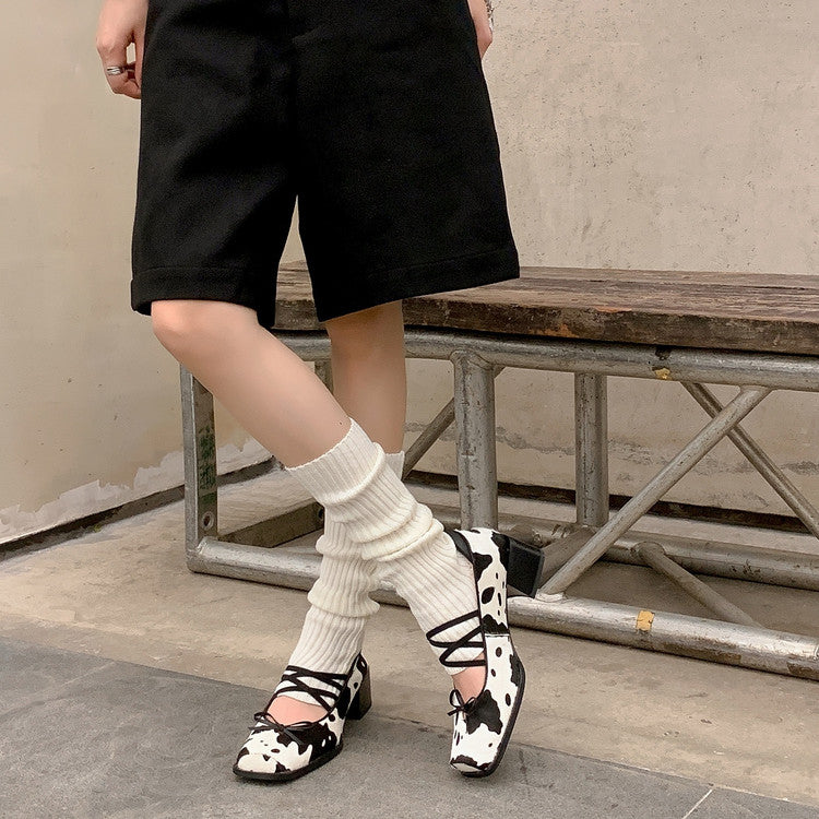 Karin Luna Hot Item Hot Item Xiaohongshu Hot Item  Comes with Bowknot Mary Jane Flats