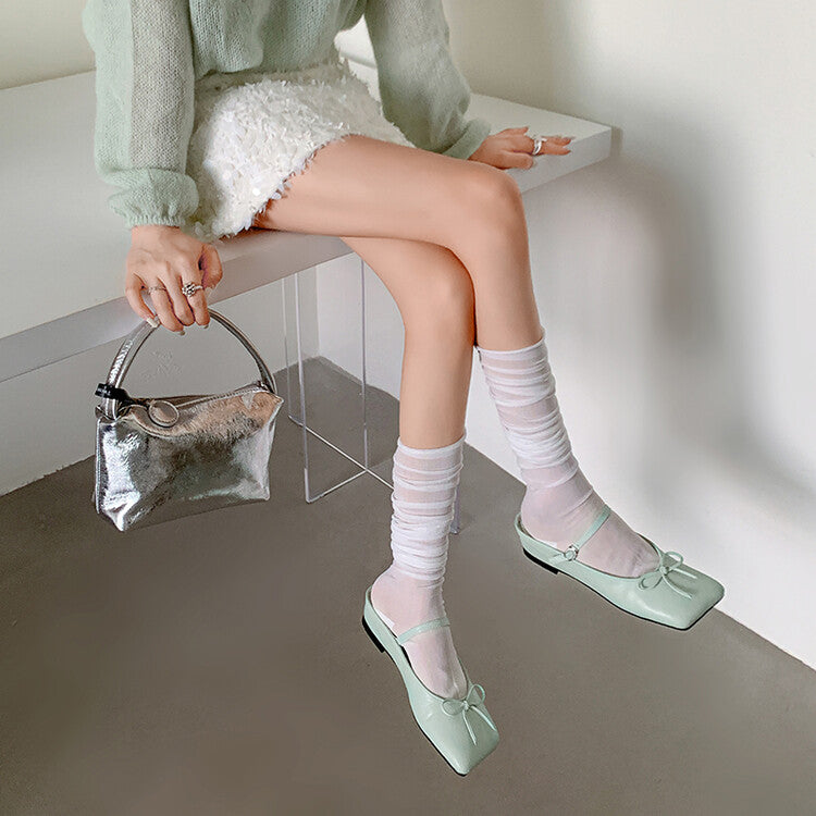 Karin Luna Hot-Selling Derivative Edition~Comes with data plan included Must-have Butterfly Knot Closed-Toe Height-Increasing Slippers