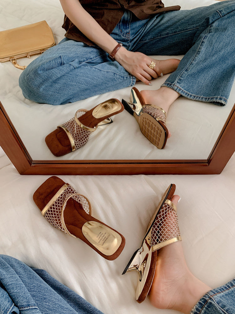 Karin Luna In Stock In Stock    Summer's New Favorite~Breathable Mesh Slippers