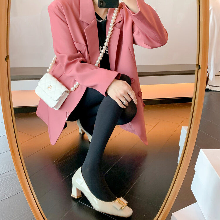 Karin Luna In Stock Spot Goods Classic Bestseller Ferragamo Full Leather Inside and Out Commuting Four Seasons Can Be Worn！