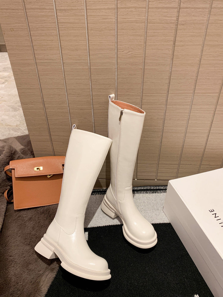 Karin Luna In Stock Versatile Round-Toe Riding Boots