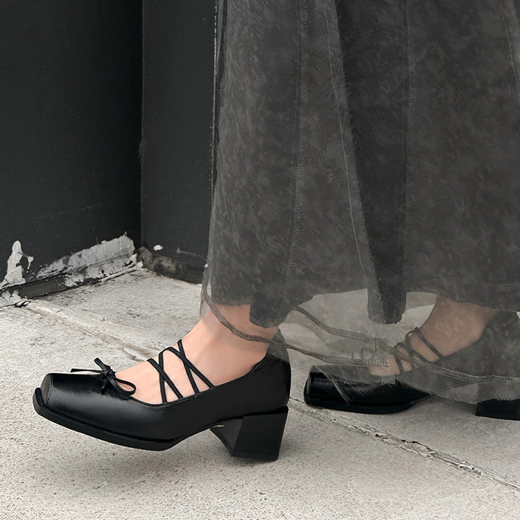 Karin Luna Hot Item Hot Item Xiaohongshu Hot Item  Comes with Bowknot Mary Jane Flats