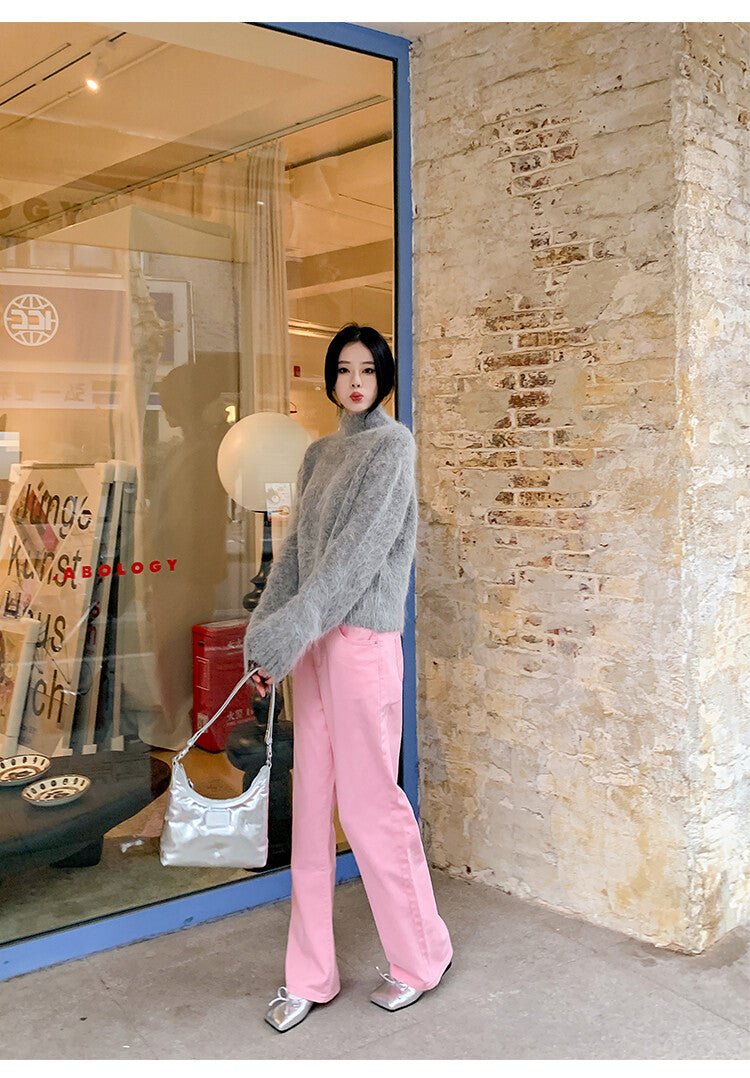 Karin Luna In Stock Spot Goods  Hurry up and grab this hot item!！Square-Toed Flat Granny Shoes