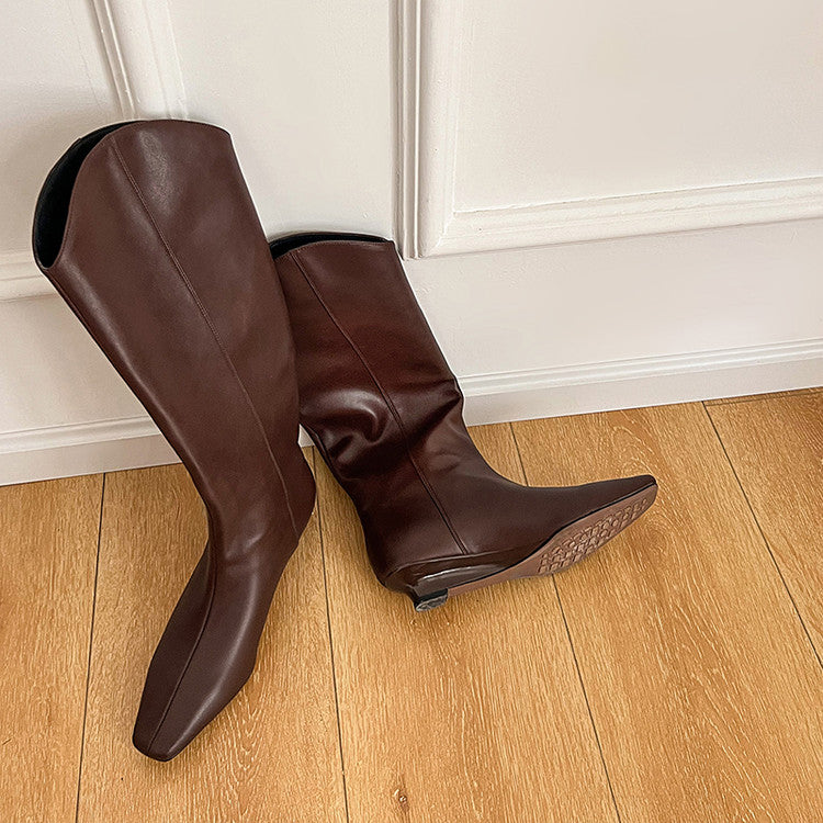 Karin Luna In Stock Spot Goods  Pointed Toe v Slimming Western Boots