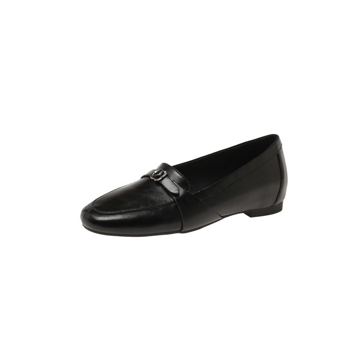 Karin Luna In Stock Spot Goods Basic Versatile British Style Single Shoes