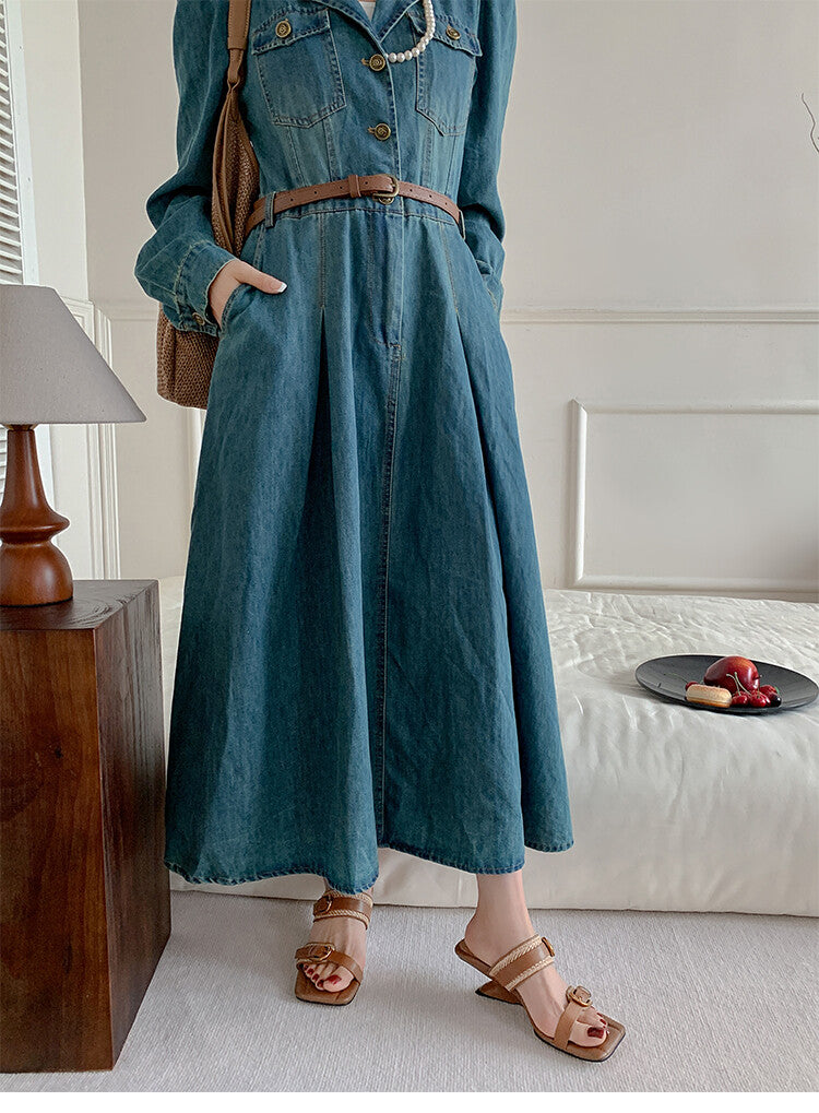 Karin Luna Hot-Selling In Stock  Retro Wedge Belt Square Toe Irregular Heel