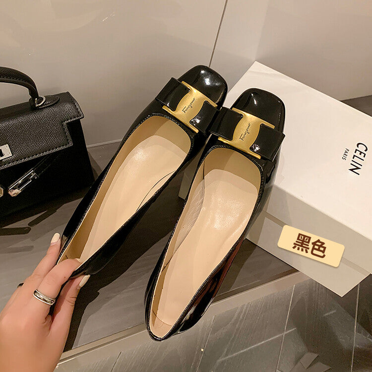 Karin Luna In Stock Spot Goods Classic Bestseller Ferragamo Full Leather Inside and Out Commuting Four Seasons Can Be Worn！