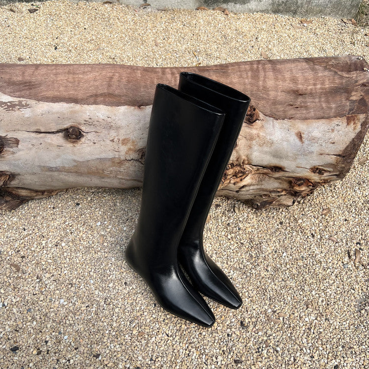 Karin Luna Retro Style  Flat Long Boots
