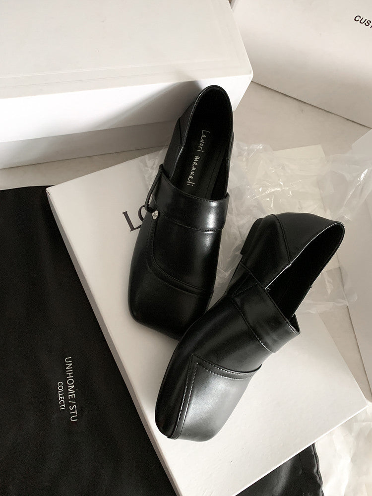 Karin Luna Casual Shoes Series~  In Stock Hot-Selling Versatile Lace-Up Thick-Soled Deep Mouth Single Shoes