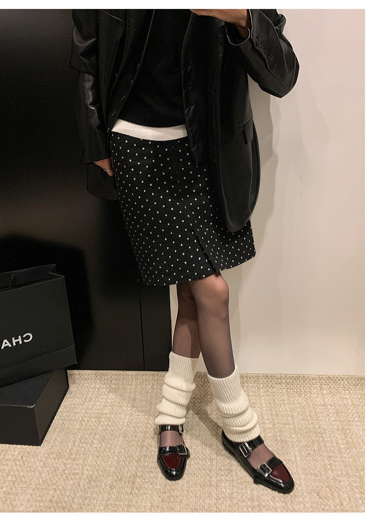 Karin Luna In Stock Spot Goods One-Strap Height-Increasing Belt Buckle Single Shoes
