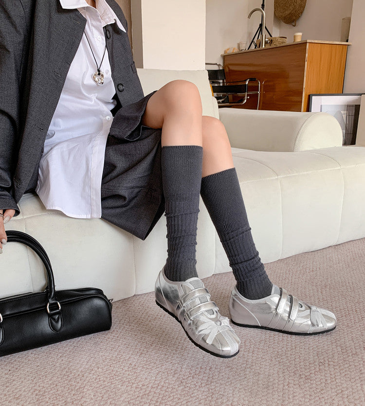 Karin Luna Casual Shoes Series~  In stock Hot-Selling Magic Tape Height-Increasing Deep Mouth Single Shoes
