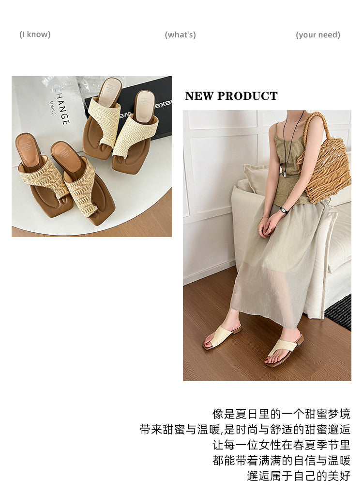 Karin Luna Bestseller Popular New Image  Comes with data plan included Resort Style Toe Clip Sandals