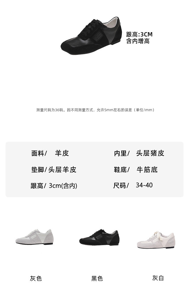 Karin Luna Casual Shoes Series~  In stock Lace-up Thick-soled Deep Mouth Single Shoes