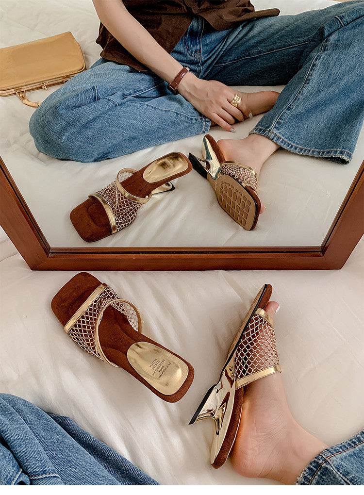 Karin Luna In Stock In Stock    Summer's New Favorite~Breathable Mesh Slippers