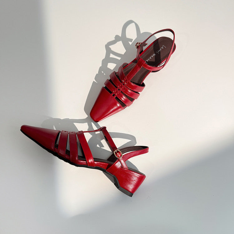 Karin Luna Classic Old Money Style Closed Toe Sandals
