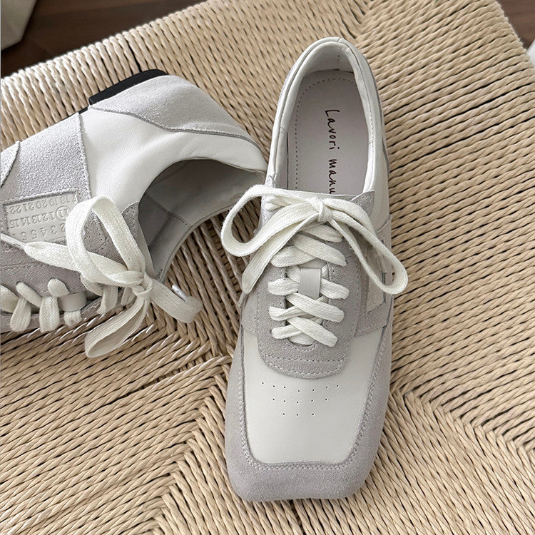Karin Luna Casual Shoes Series~  In stock Lace-up Thick-soled Deep Mouth Single Shoes