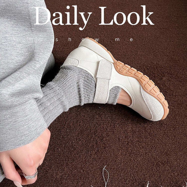 Karin Luna Casual Sports Bottom  Magic Tape Round Toe Casual Style Single Shoes