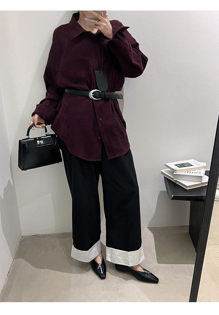Karin Luna In Stock In Stock ~Basic Versatile Light Luxury Zipper Small Square Toe Flats