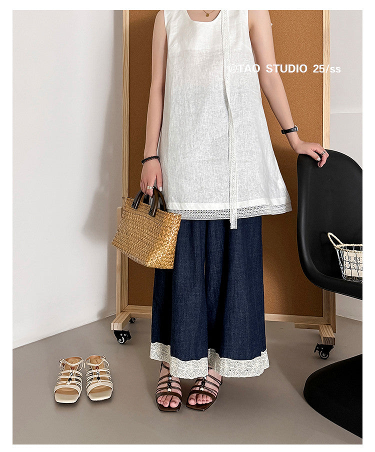 Karin Luna Bohemian Vacation Style~Square Toe Open Toe Sandals