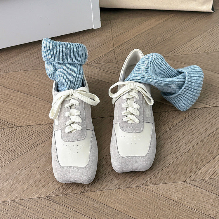 Karin Luna Casual Shoes Series~  In stock Lace-up Thick-soled Deep Mouth Single Shoes