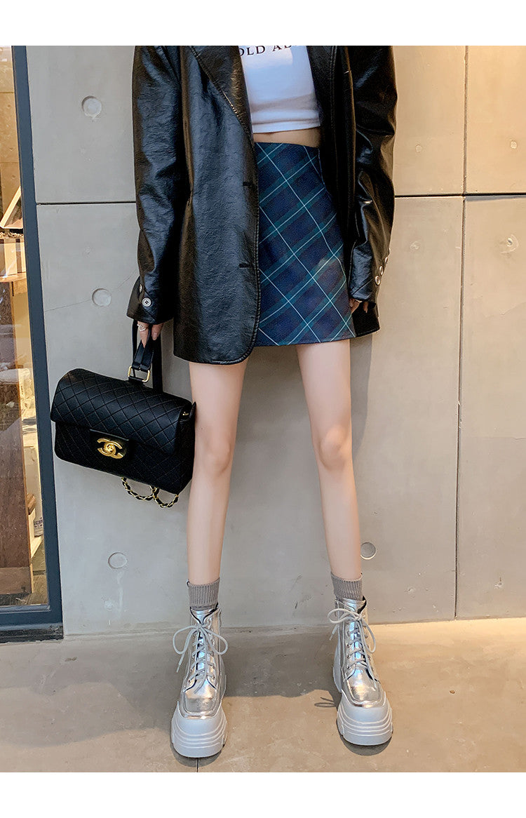 Karin Luna Casual Thick Sole Lace-up Short Boots