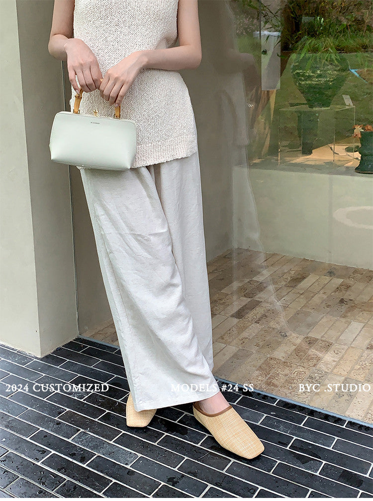 Karin Luna In Stock Spot Goods Baotou Vacation Style Height-Increasing Slippers