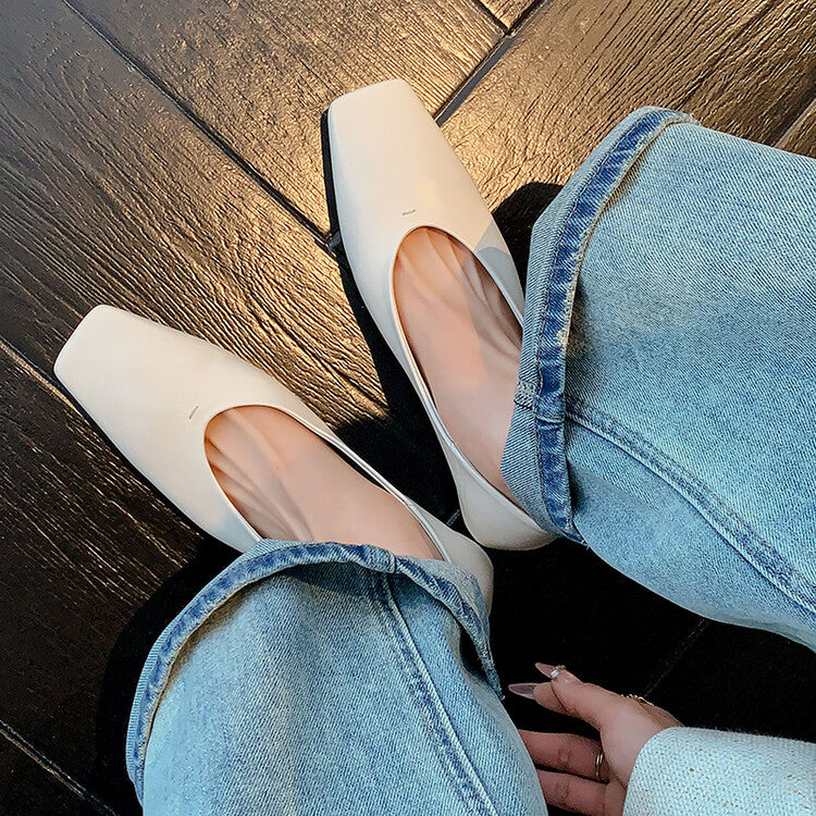 Karin Luna has prepared stock  Full leather inside and out  Top Layer Horse Oil Cowhide Shallow Mouth Nursing Mary Jane Shoes