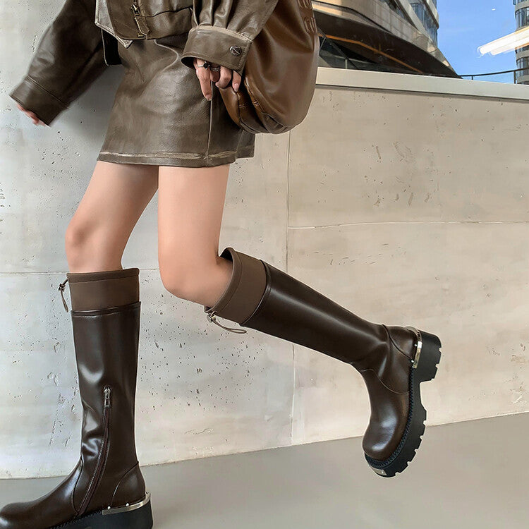 Karin Luna High Volume Bestseller  Comes with data plan included Front Metal Patch Drawstring design Full Cowhide Long Boots