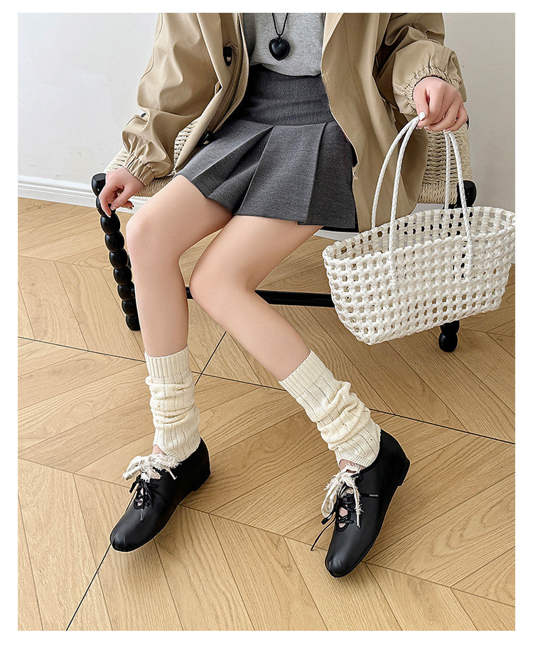 Karin Luna In Stock In Stock  Xiaohongshu Hot Sale Full Leather Round Toe Deep Mouth Single Shoes
