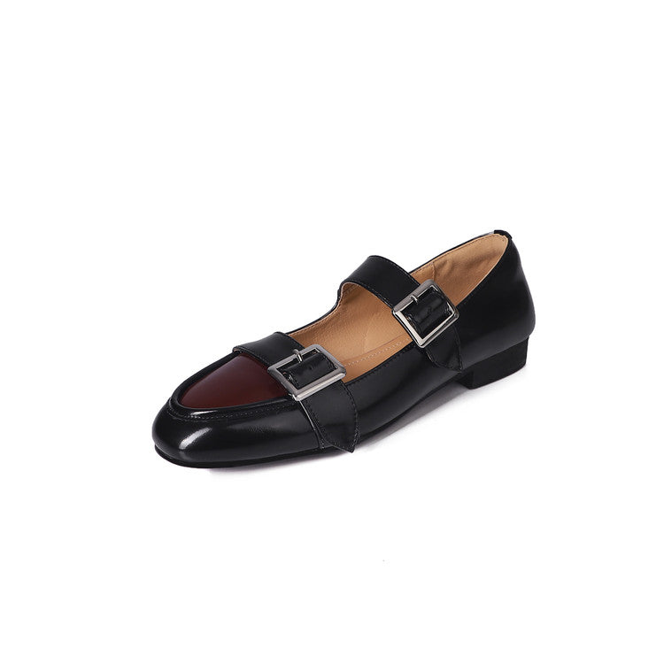 Karin Luna In Stock Spot Goods One-Strap Height-Increasing Belt Buckle Single Shoes