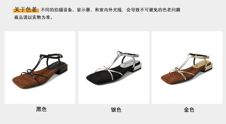 Karin Luna Bestseller Popular Featured products a Large Number of Spot Goods  Comes with data included  Thin Strap T Word Sandals