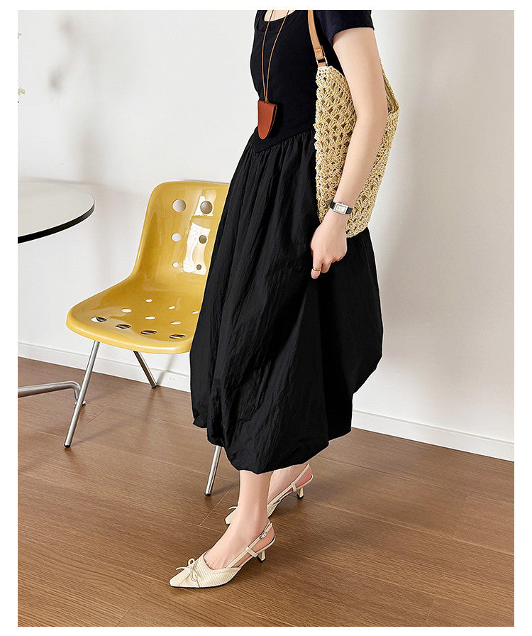 Karin Luna In Stock Spot Goods Braided Style Elegant Thin Heel Pointed Toe Closed-Toe Sandals