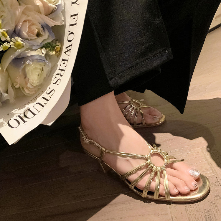 Karin Luna In Stock In Stock  Always in stock Classic French Style Open Toe High Heel Sandals