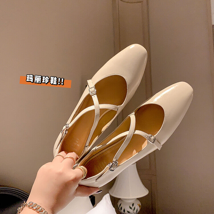 Karin Luna Bestseller Available for sale all seasons Mary Jane with built-in data Full Leather Single Shoes Go ahead with confidence