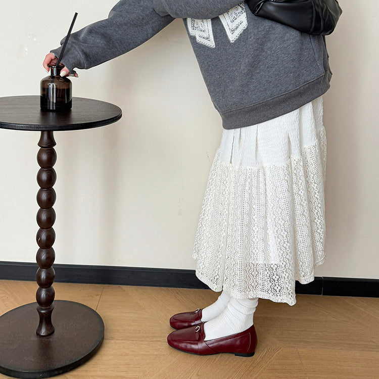 Karin Luna In Stock Spot Goods Basic Versatile British Style Single Shoes