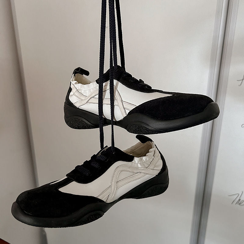 Karin Luna Casual Shoes Series~  In Stock Hot-Selling Versatile Lace-Up Deep Mouth Flats