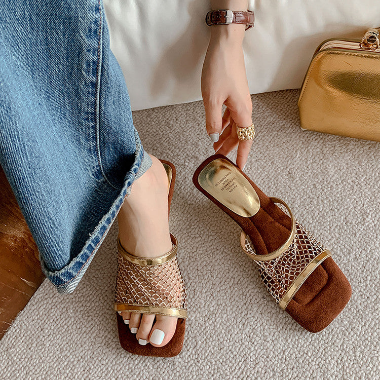 Karin Luna In Stock In Stock    Summer's New Favorite~Breathable Mesh Slippers