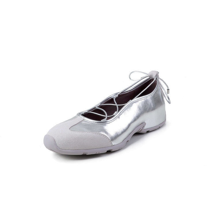 Karin Luna Basic Versatile British Style Casual Lace-up Flats