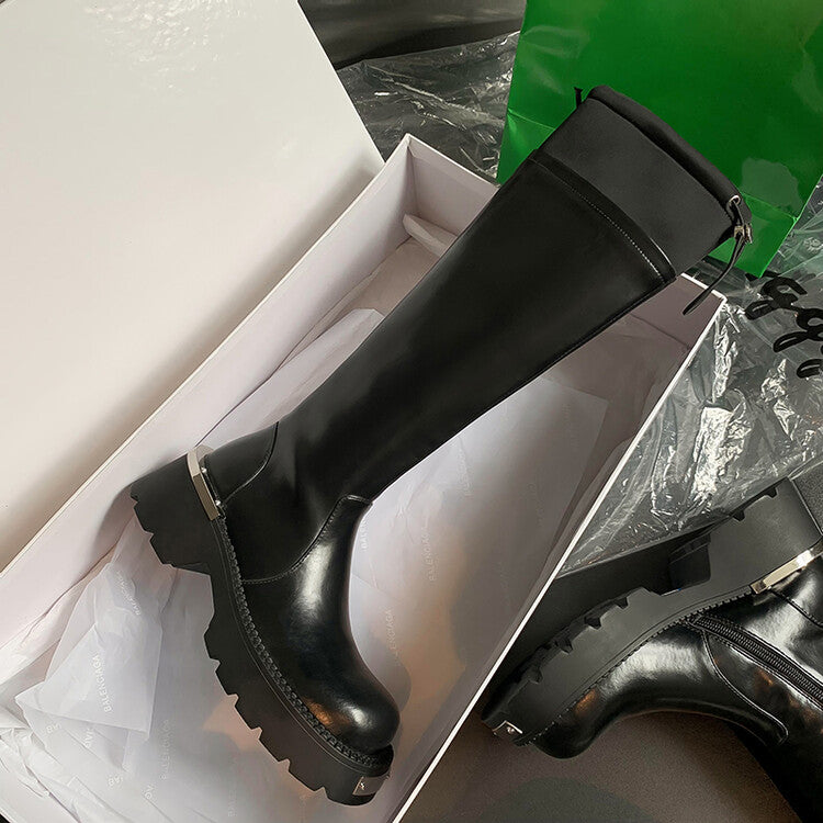 Karin Luna High Volume Bestseller  Comes with data plan included Front Metal Patch Drawstring design Full Cowhide Long Boots
