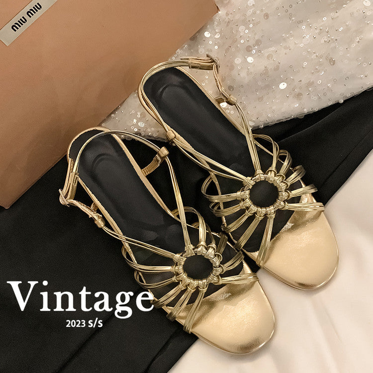 Karin Luna In Stock In Stock  Always in stock Classic French Style Open Toe High Heel Sandals