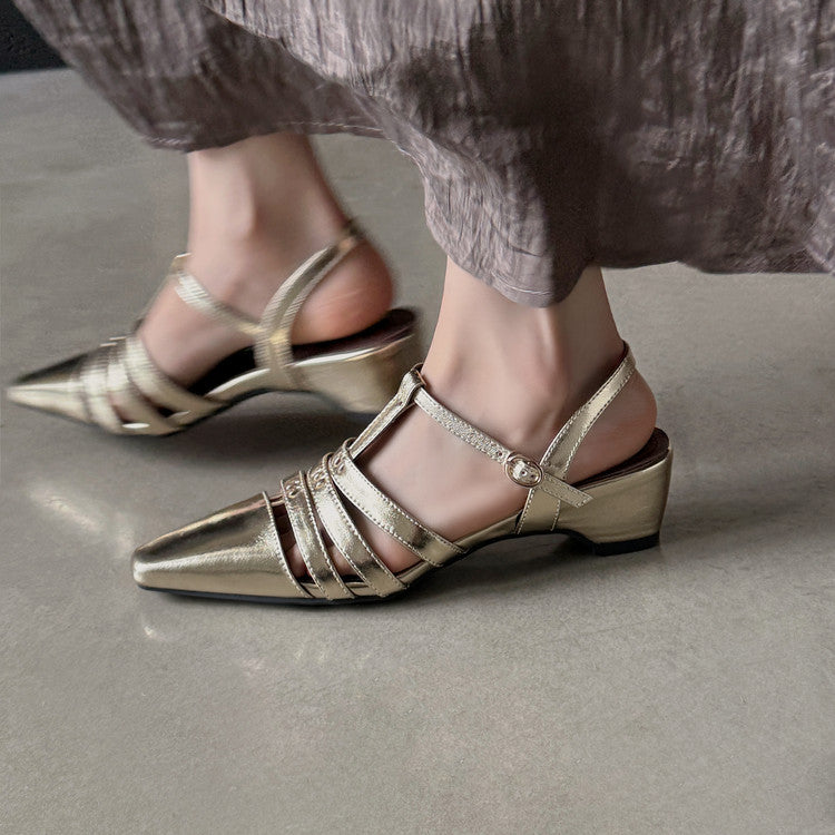 Karin Luna Classic Old Money Style Closed Toe Sandals