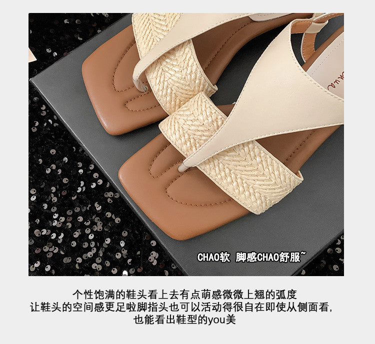 Karin Luna Classic Style  In stock  Basic versatile vacation style thong sandals
